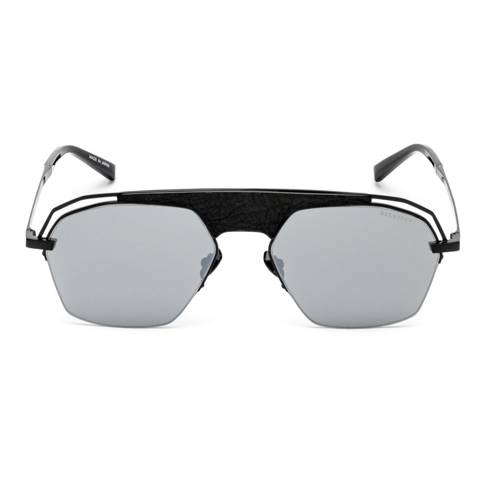 Browline Black Titanium Sunglasses