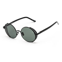 Black Stainless Steel Sunglasses