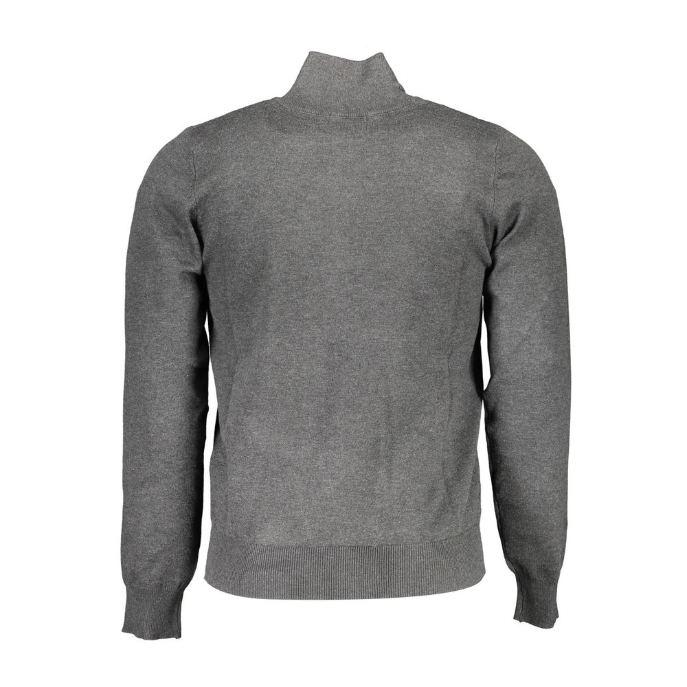 U.S. Grand Polo Gray Viscose Men Sweater