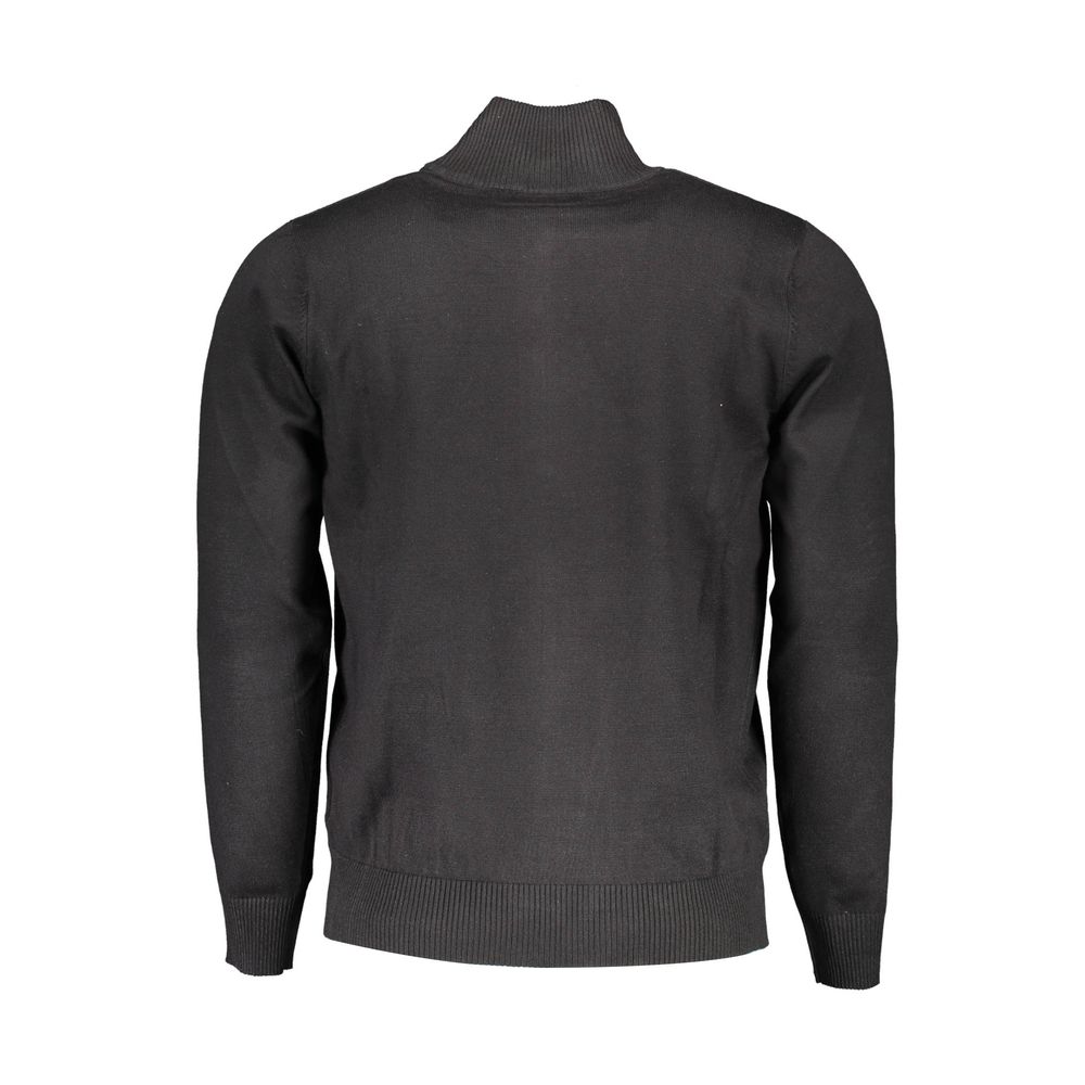 U.S. Grand Polo Black Viscose Men Sweater