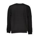 Tommy Hilfiger Sleek Black Cotton Crew Neck Sweatshirt