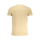 Cavalli Class Beige Cotton T-Shirt