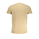 Cavalli Class Beige Cotton T-Shirt