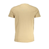 Cavalli Class Beige Cotton T-Shirt