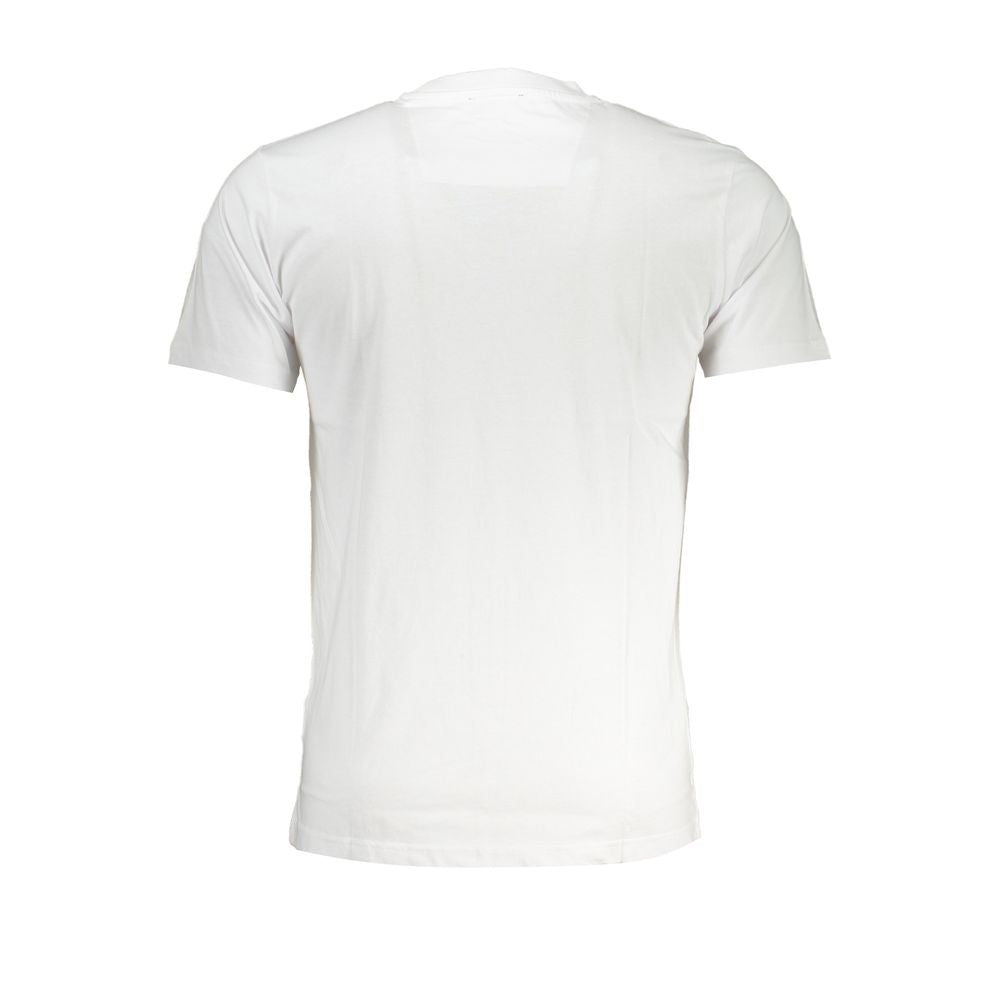 Cavalli Class White Cotton T-Shirt