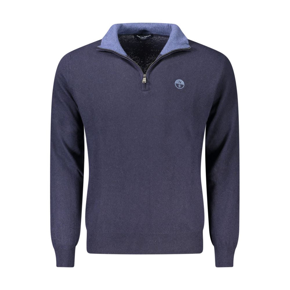 North Sails Blue Wool Men Sweater