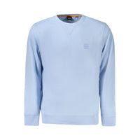 Hugo Boss Light Blue Cotton Men Sweater