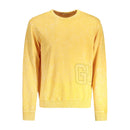 Guess Jeans Yellow Cotton Men Sweater