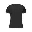 Guess Jeans Black Cotton Women T-Shirt