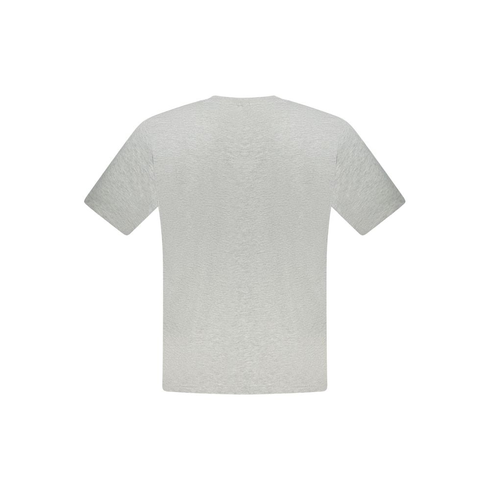 North Sails Gray Cotton Men T-Shirt