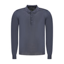 K-WAY Blue Wool Men Sweater