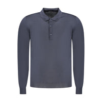 K-WAY Blue Wool Men Sweater