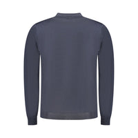 K-WAY Blue Wool Men Sweater