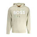 Hugo Boss Beige Cotton Men Sweater