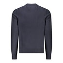 Hugo Boss Blue Cotton Men Sweater