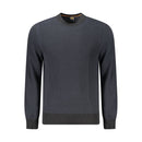 Hugo Boss Black Cotton Men Sweater