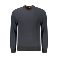 Hugo Boss Black Cotton Men Sweater