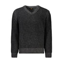 Hugo Boss Black Wool Men Sweater