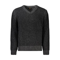 Hugo Boss Black Wool Men Sweater