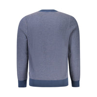 Hugo Boss Blue Cotton Men Sweater