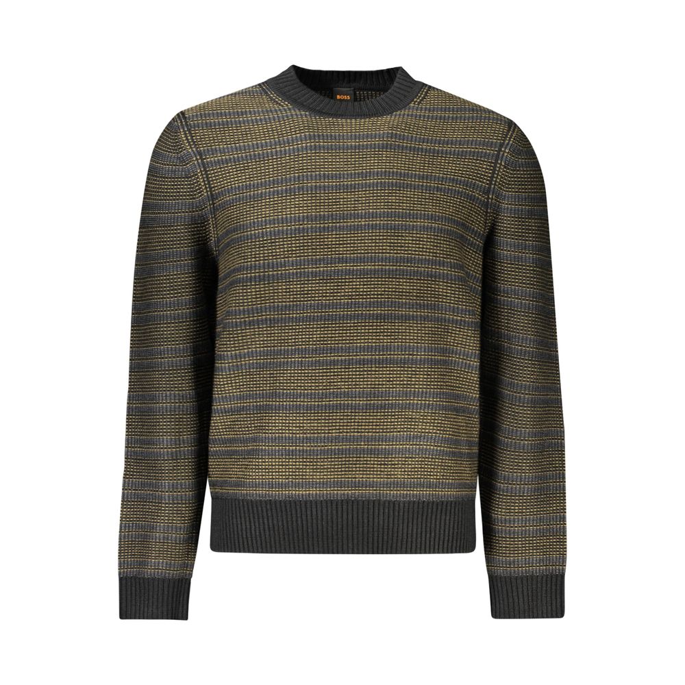 Hugo Boss Black Wool Men Sweater