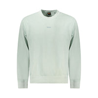 Hugo Boss Green Cotton Men Sweater