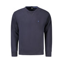 Coveri Moving Blue Cotton Men Sweater