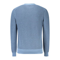 Hugo Boss Blue Cotton Men Sweater