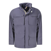 K-WAY Blue Nylon Men Jacket