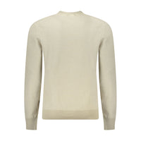 Hugo Boss Beige Cotton Men Sweater