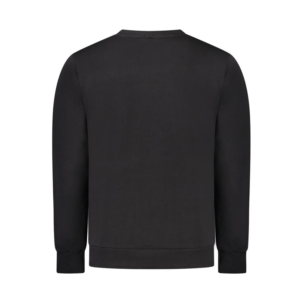 Rifle Black Cotton Men Sweater