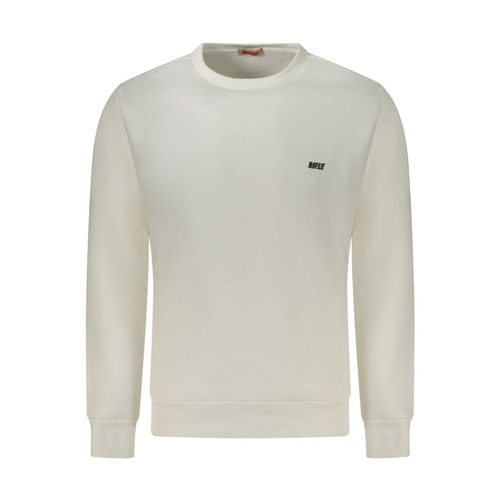 Rifle White Cotton Men Sweater