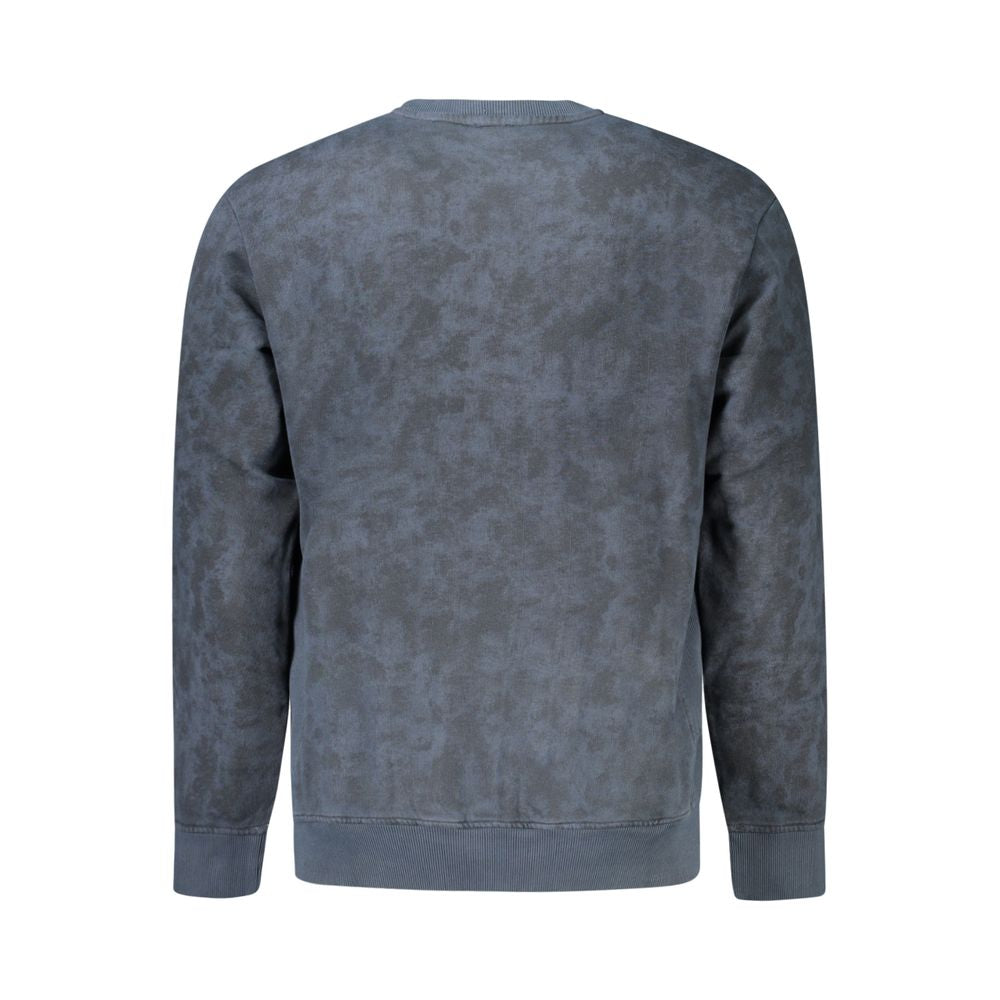 Hugo Boss Blue Cotton Men Sweater