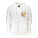 Cavalli Class White Cotton Mens Hooded Sweater