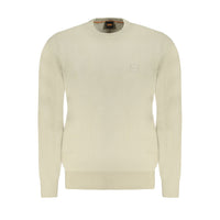 Hugo Boss Beige Cotton Men Sweater