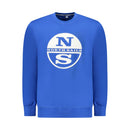 North Sails Blue Cotton Men Sweater