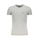 Aeronautica Militare Gray Cotton T-Shirt