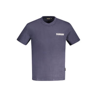 Napapijri Blue Cotton Men T-Shirt