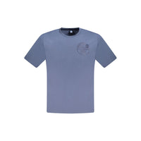 North Sails Blue Cotton Men T-Shirt