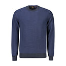 Hugo Boss Blue Cotton Men Sweater