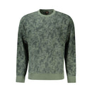 Hugo Boss Green Cotton Men Sweater