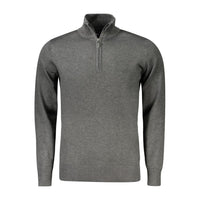 Coveri Moving Gray Viscose Men Sweater