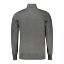 Coveri Moving Gray Viscose Men Sweater