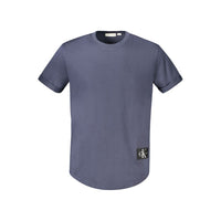 Calvin Klein Blue Cotton Men T-Shirt