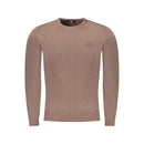 Cavalli Class Brown Viscose Men Sweater