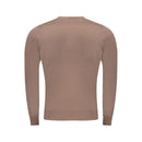 Cavalli Class Brown Viscose Men Sweater