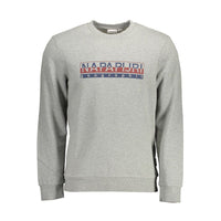 Napapijri Gray Cotton Men Sweater