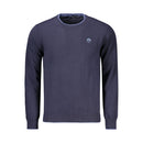 North Sails Blue Wool Men Sweater