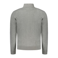 Norway 1963 Gray Polyamide Mens Cardigan