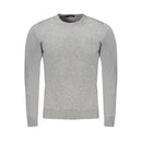 Cavalli Class Gray Viscose Men Sweater